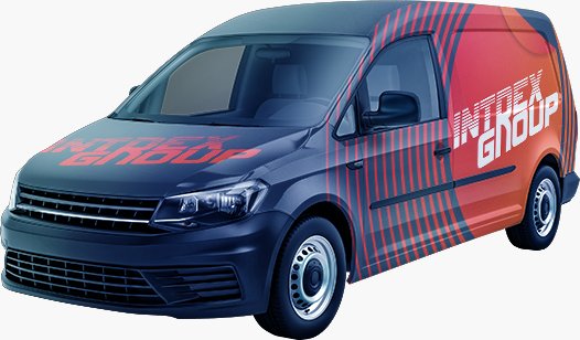 Реклама на легковом автомобиле